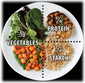 portion controlled plate